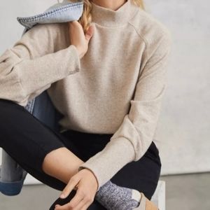 Maeve by Anthropologie Laney Balloon Sleeve Pullover Sweater